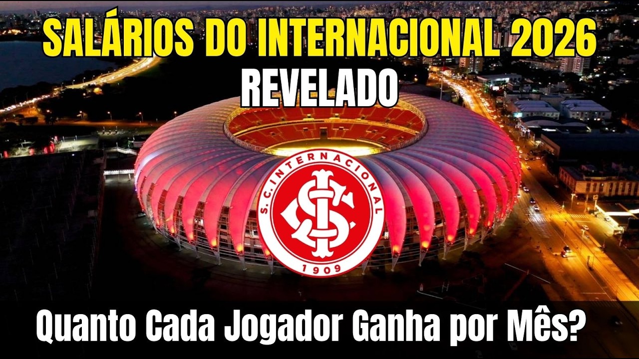 SALÁRIOS DO INTERNACIONAL 2026  | REVELADO |  Quanto Cada Jogador Ganha por Mês?