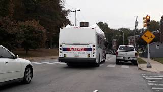 SEPTA Route K: 2010 New Flyer DE40LFR #8412 Ride
