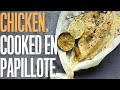 Chicken papillotes with cream, mustard and thyme sauce | French home cooking