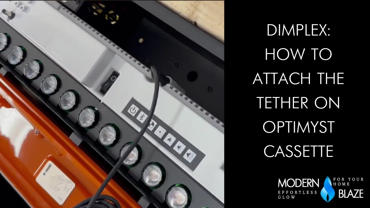 Dimplex How to Attach the Tether on Optimyst Cassette YouTube