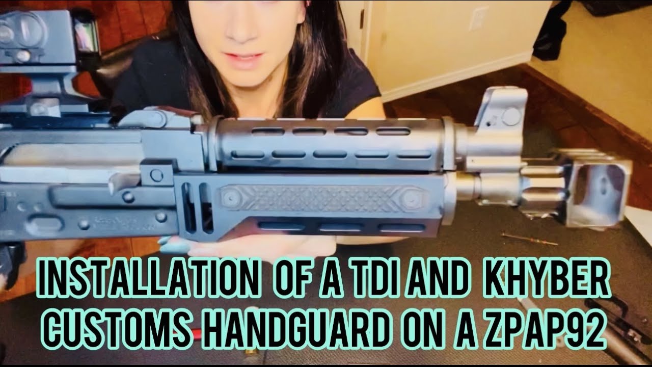 Installation of a TDI Arms and Khyber Customs Handguard on a Zastava