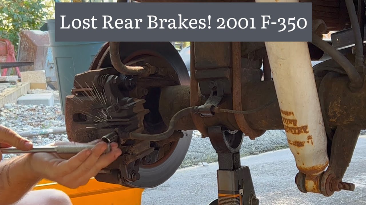 Replacing F-350 Super Duty Rear Brakes! (Rotors, Pads & Calipers) - YouTube