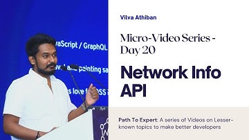 Network Information API | PathToExpert | Advanced Web Development | Vilva Athiban