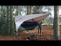 Winter Hammock Camping: Forging, Pizza Oven, Bow Drill Fire