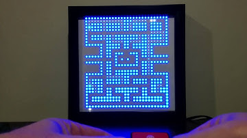Pac-Man running on a SmartMatrix display