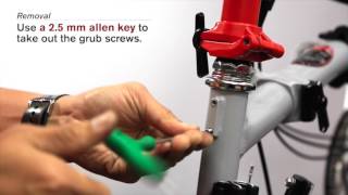 How to install an ImperiumCycle Front Carrier Block on your Brompton bike