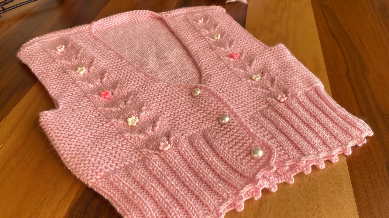 En Yeni Muhteşem Bebek Yeleği Model Anlatımı #knitting