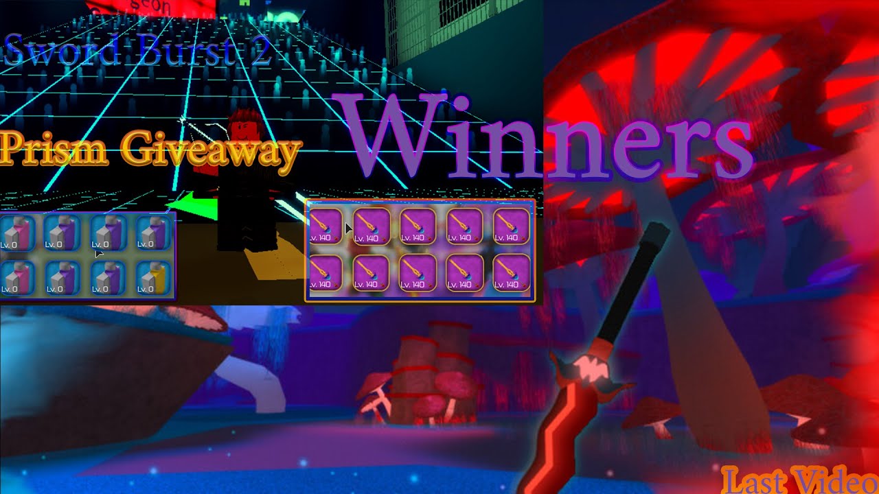 SwordBurst 2 Legendary Prism Wrath Winners(unclaimed) YouTube