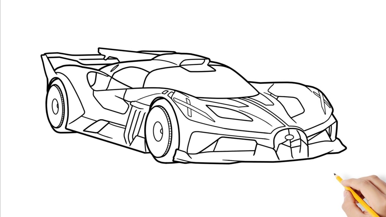 Drawing A BUGATTI BOLIDE Step By Step How To Draw Bugatti Bolid 2020 Drawing A BUGATTI BOLIDE Step By Step How To Draw Bugatti Bolid 2020