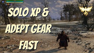 I Found the BEST Solo XP & Adept Gear Farm in Ashes of Creation