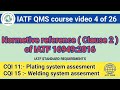 IATF clause 2 Normative references