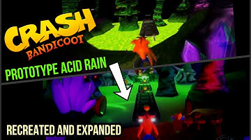 This is how ACID RAIN from CRASH BANDICOOT could have looked like! | Fangame