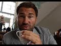 WOW! - EDDIE HEARN ON REACHING A DEAL WITH FRANK WARREN FOR SAUNDERS v ANDRADE, PURSE BID CANCELLED!
