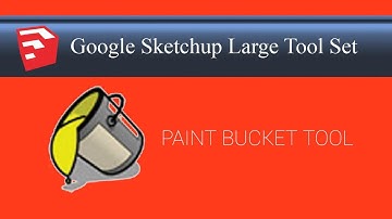 sketchup Paint Bucket tool complete tutorial Hindi