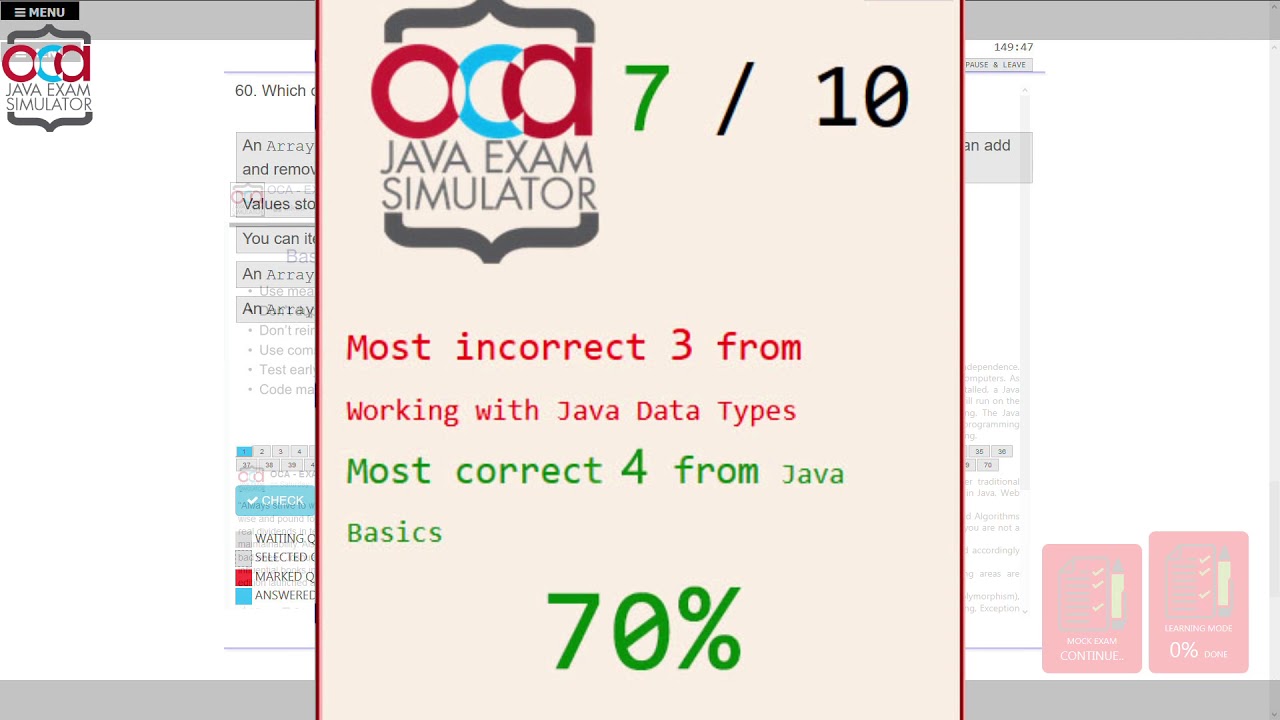 OCA Exam updates 2017 11 25 - YouTube