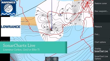 On the water video of how to use SonarCharts Live with Lowrance & Navionics