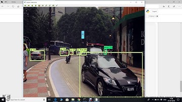 Vehicle Detection in Slow Motion using Tensorflow opencv - Self Driving Autonomous Car