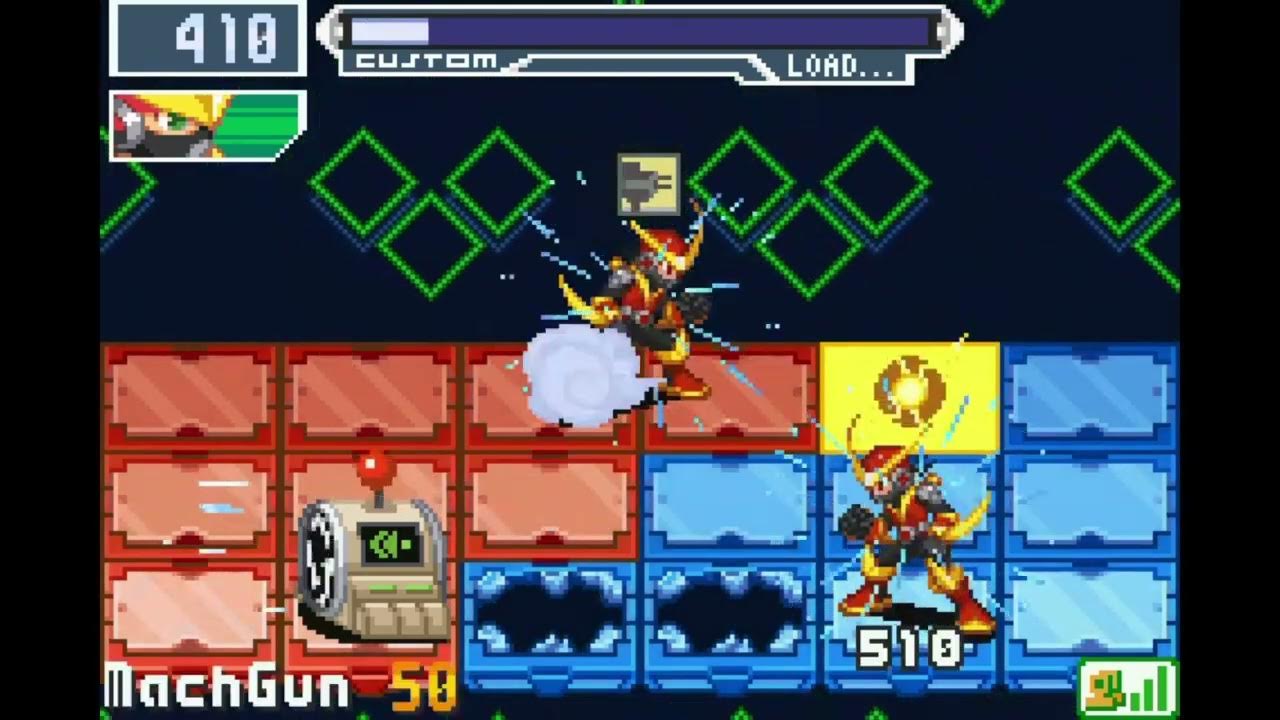 Mega Man Battle Network Chrono X pvp YouTube