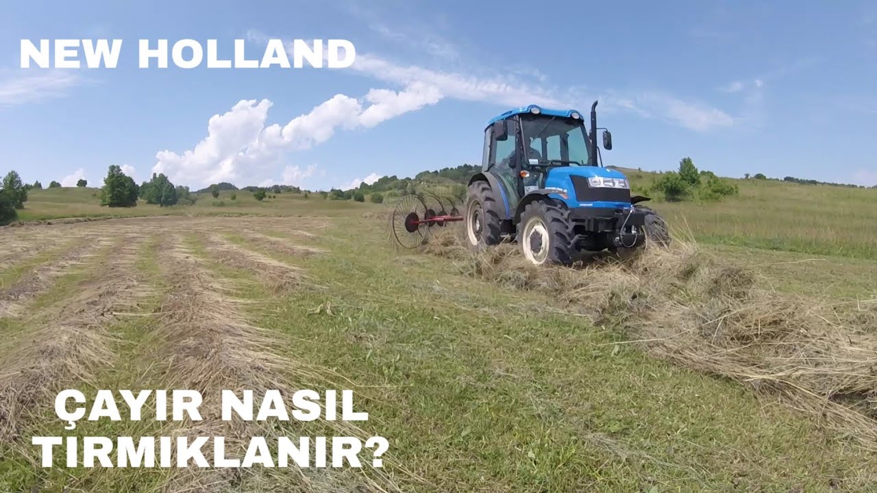 BALYA YAPMAK İÇİN ÇAYIRLARI TIRMIKLIYORUZ! | NEW HOLLAND TT50 [GOPRO] [POV]
