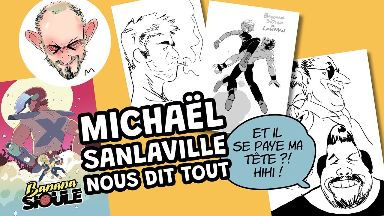 Rencontre dessinée #10 - Michaël Sanlaville, auteur de Banana Sioule aux éditions Glénat