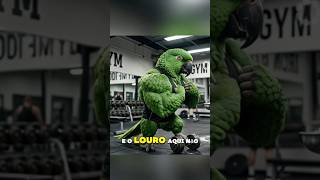 E se os animais decidissem virar MAROMBEIROS? 💪😂 #shorts #ia #animais #humor
