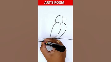 Drawing with number 5 #shorts #artsroom