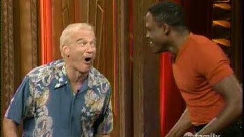 When ROBIN WILLIAMS was on WHOSE LINE IS IT ANYWAY? (2000)