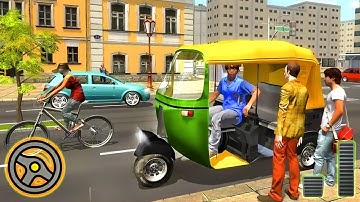 Indian Mountain Rickshaw Taxi Driver 2 - Offroad Tuk Tuk Driving Simulator | Android Gameplay
