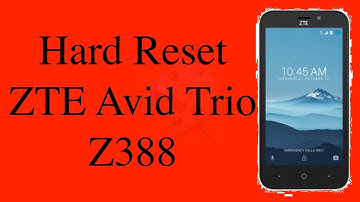 Hard Reset ZTE Avid Trio Z388 | Factory Reset ZTE Avid | NexTutorial