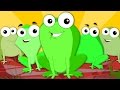 Five Little Speckled Frogs | Nursery Rhymes | Kids Songs | Baby Rhymes