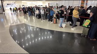 Airport travel chaos continues in Atlanta