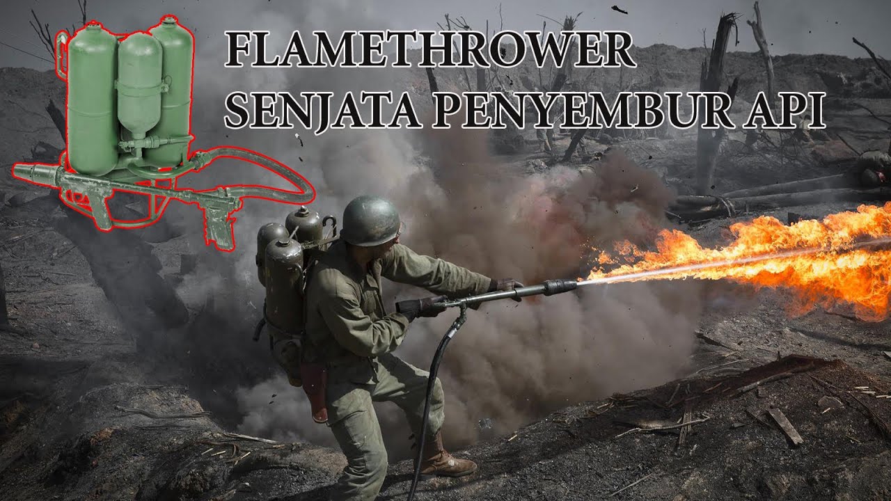 Cara Kerja Flamethrower, Senjata Penyembur Api