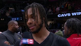 Darius Garland on Donovan Mitchell's ejection, Cavaliers' defense | NBA on ESPN