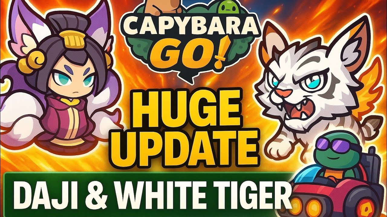 Huge Update Leak! Daji Adventurer, White Tiger Brand & Nasir Relic | Capybara Go