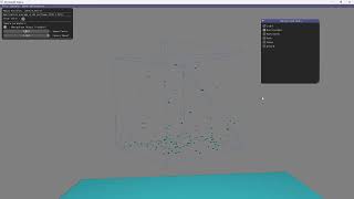 Rendering a physics-based particles system