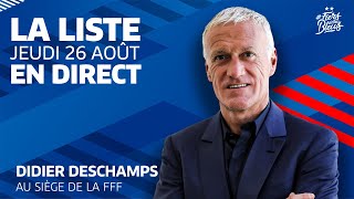 La liste et conférence de Didier Deschamps en replay I Equipe de France 2021