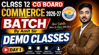 CLASS 12 CG BOARD COMMERCE 2026-27 BATCH DEMO CLASSES DAY-1
