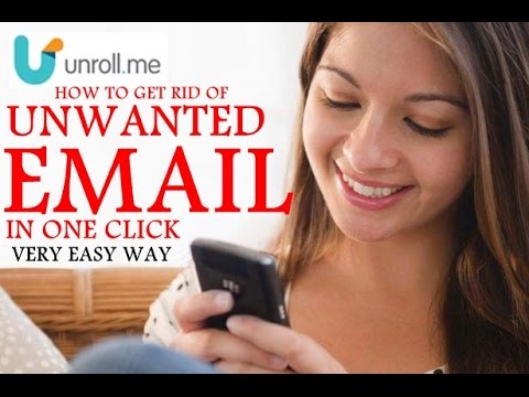 HOW TO STOP UNWANTED EMAIL IN ONE CLICK - YouTube