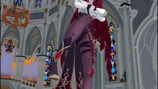 Genshin Impact - Rosaria getting annoyed by Aether just for standing near her.