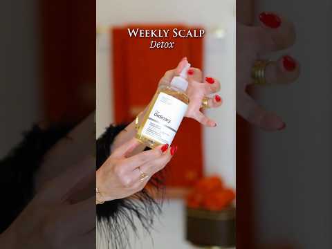 How to correctly detox your scalp with glycolic acid 🚿💁🏻‍♀️✨ #beautyroutine #selfcare #scalpcare