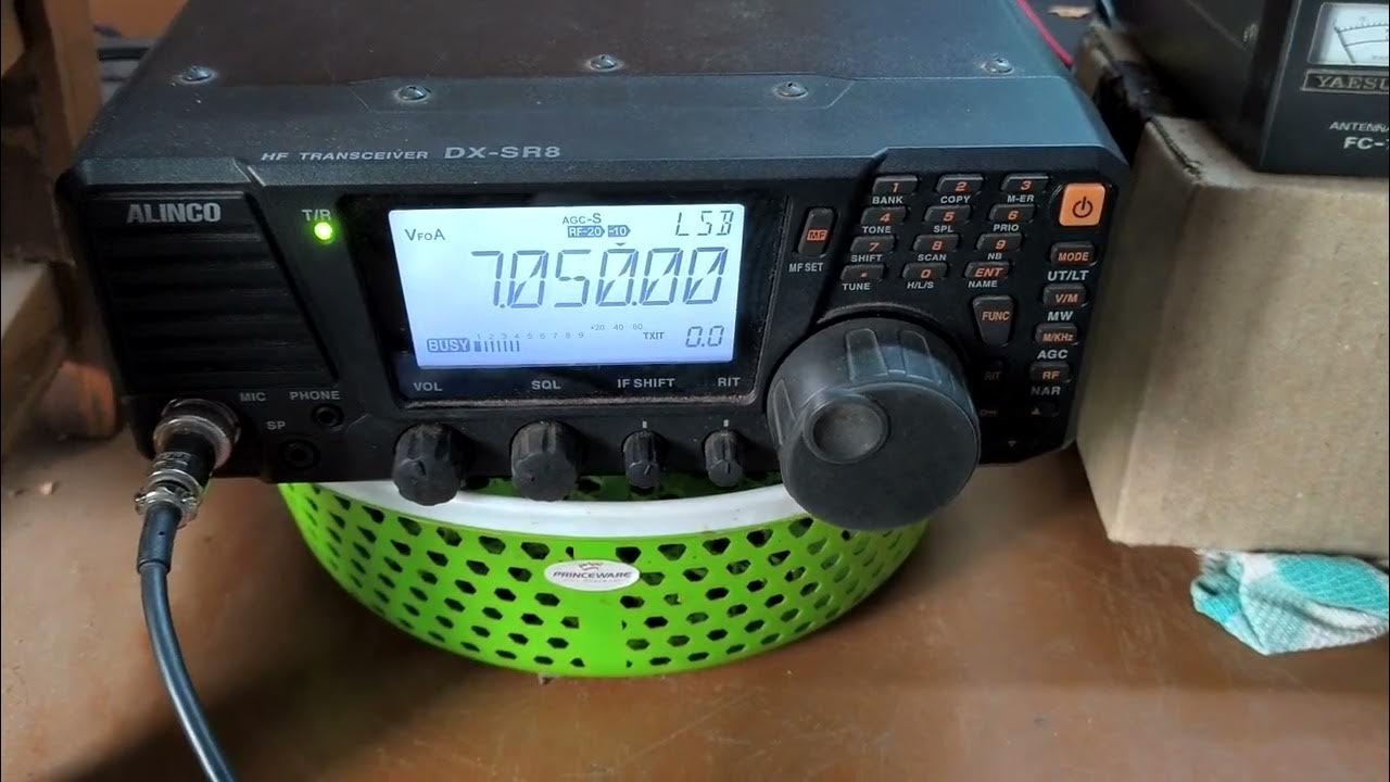 ALINCO DX SR8T Easy to operate Transceiver YouTube