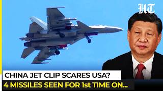 China's New Fighter Jet Takeoff Video Scares US? 4 Missiles Seen For 1st Time On…| Taiwan War Prep?