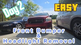 Dodge Caliber Front Bumper and Headlight Removal Dodge Caliber Front Headlight Replacement