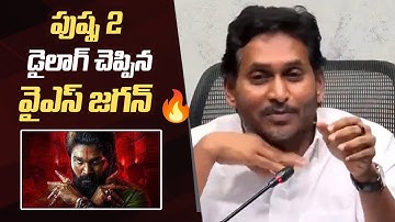 YS Jagan Says Allu Arjun