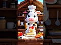 🐰Cute Animal Chefs Cooking in Tiny Kitchen | Bunny Pizza, Cow Milkshake &amp; Lion Burger