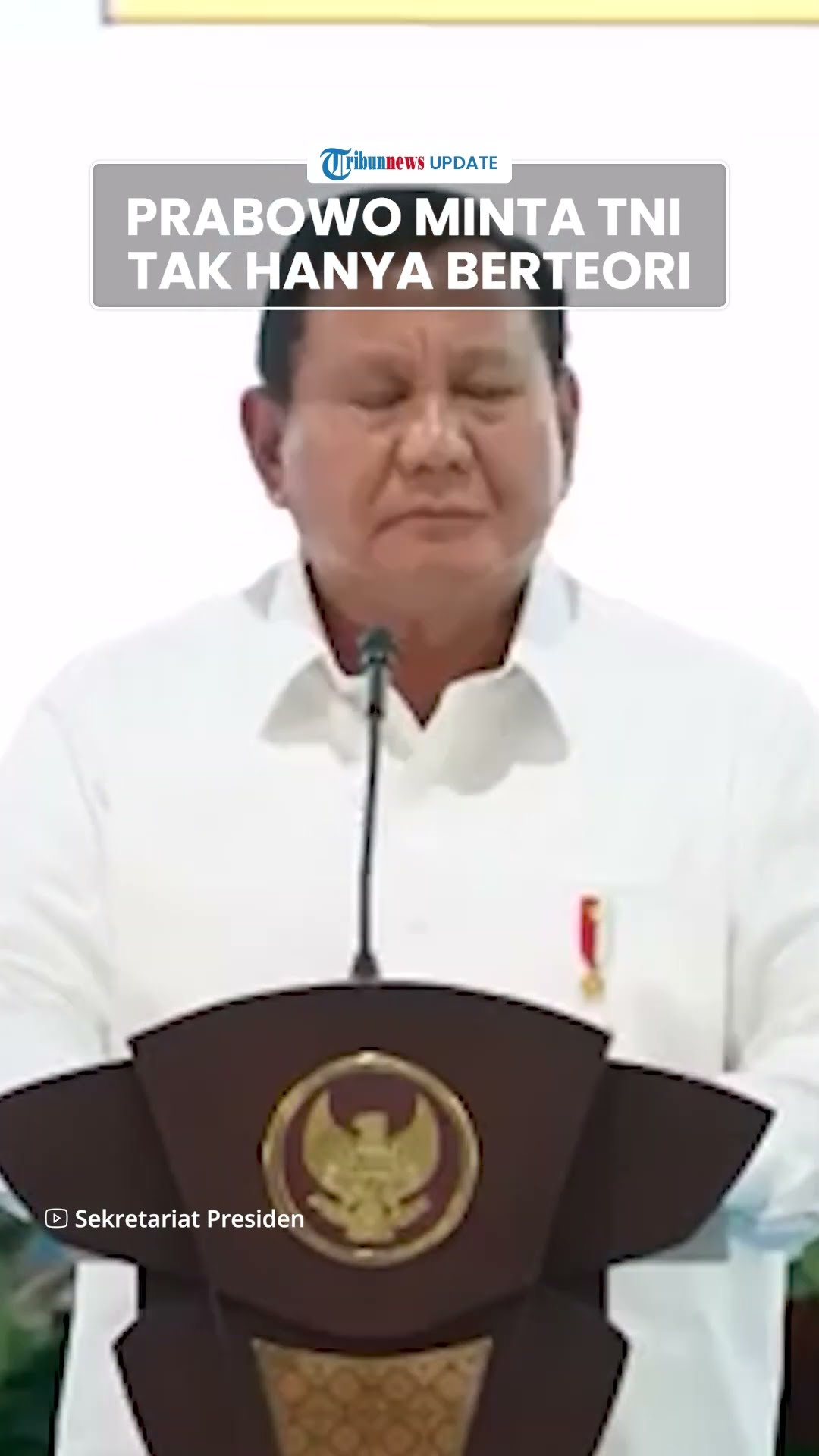 Ekspresi Tegas Prabowo di Depan Panglima, Peringatkan TNI Tak Hanya Berteori soal Melindungi Negara