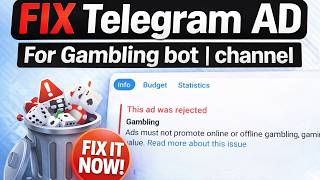 Telegram Ads for Cas!no & Bett!ng: How to Fix "Prohibited Content" (Malaysia client Case Study)