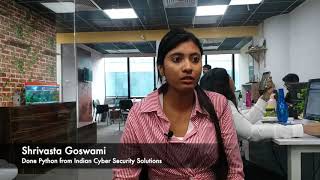 Python Student Feedback - Indian Cyber Security Solutions