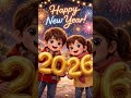 Happy New Year 2026 🎉✨ | New Beginnings #shorts #viral #2026