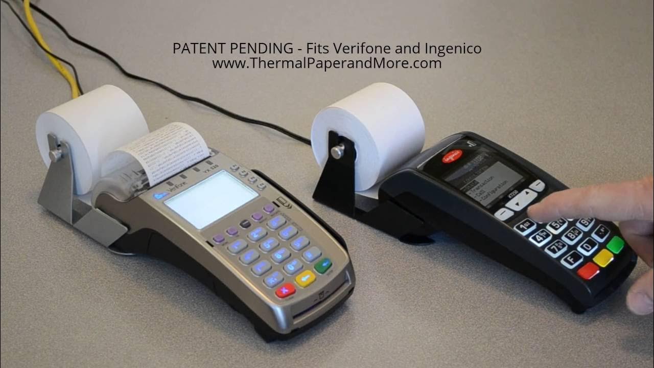 VeriFone VX 805 11/11 Замена рулона бумаги